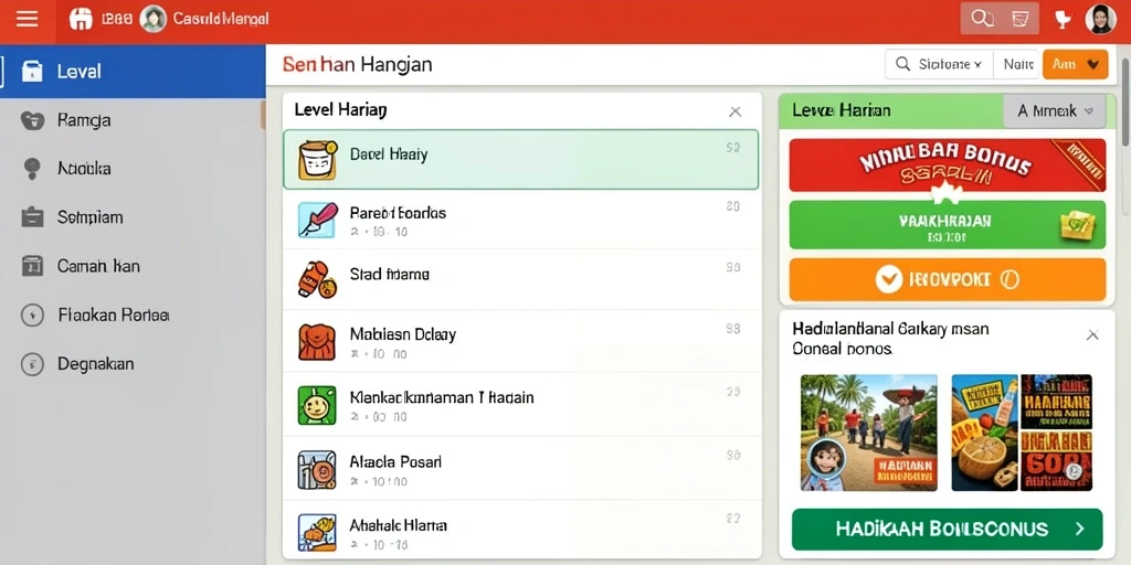 Fitur bonus yang melimpah dan menguntungkan.