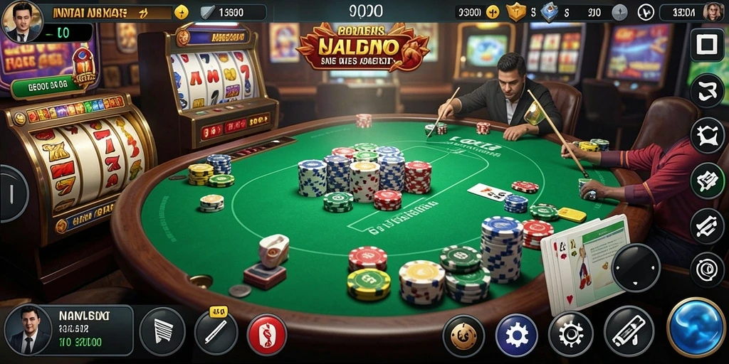 Screenshot menggambarkan fitur bonus yang sedang aktif dalam permainan.